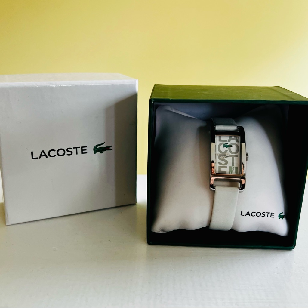 Lacoste White And Silver Womens Timepiece